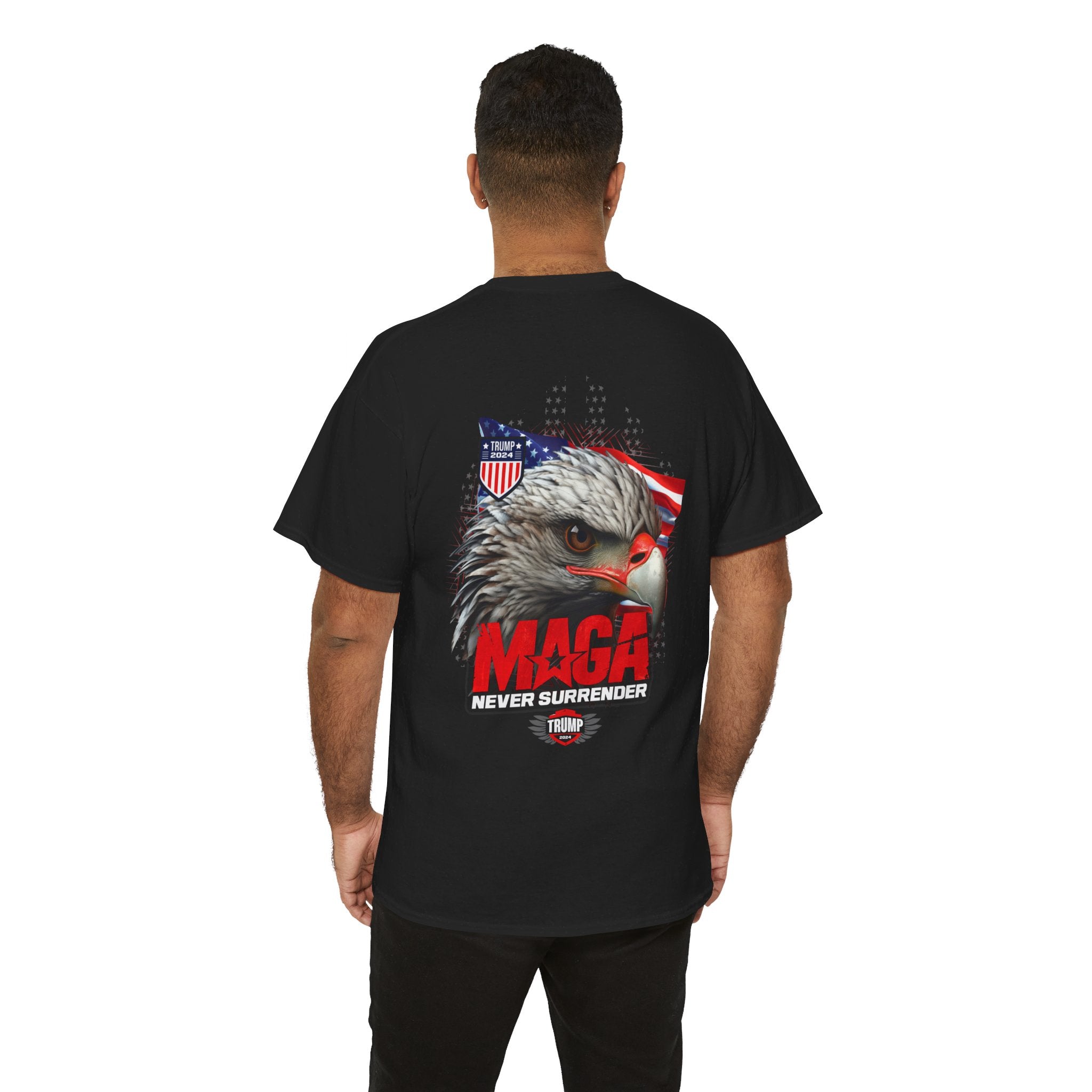 MAGA Never Surrender T-Shirt - Patriots Prestige