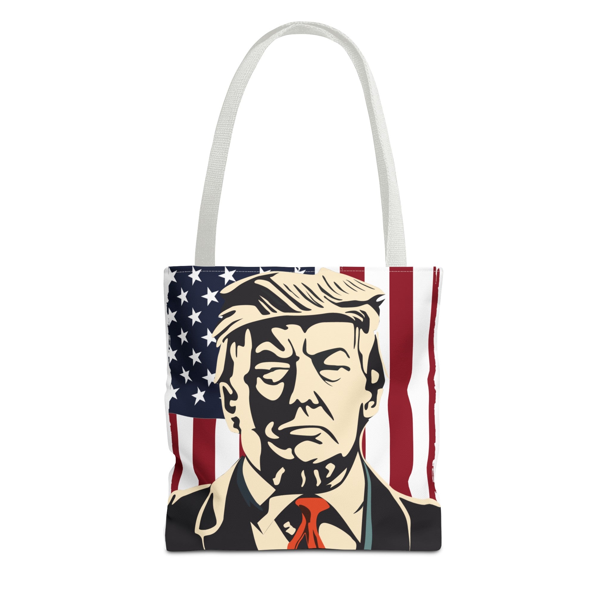 Donald Trump 2024 AOP Tote Bag - Patriots Prestige