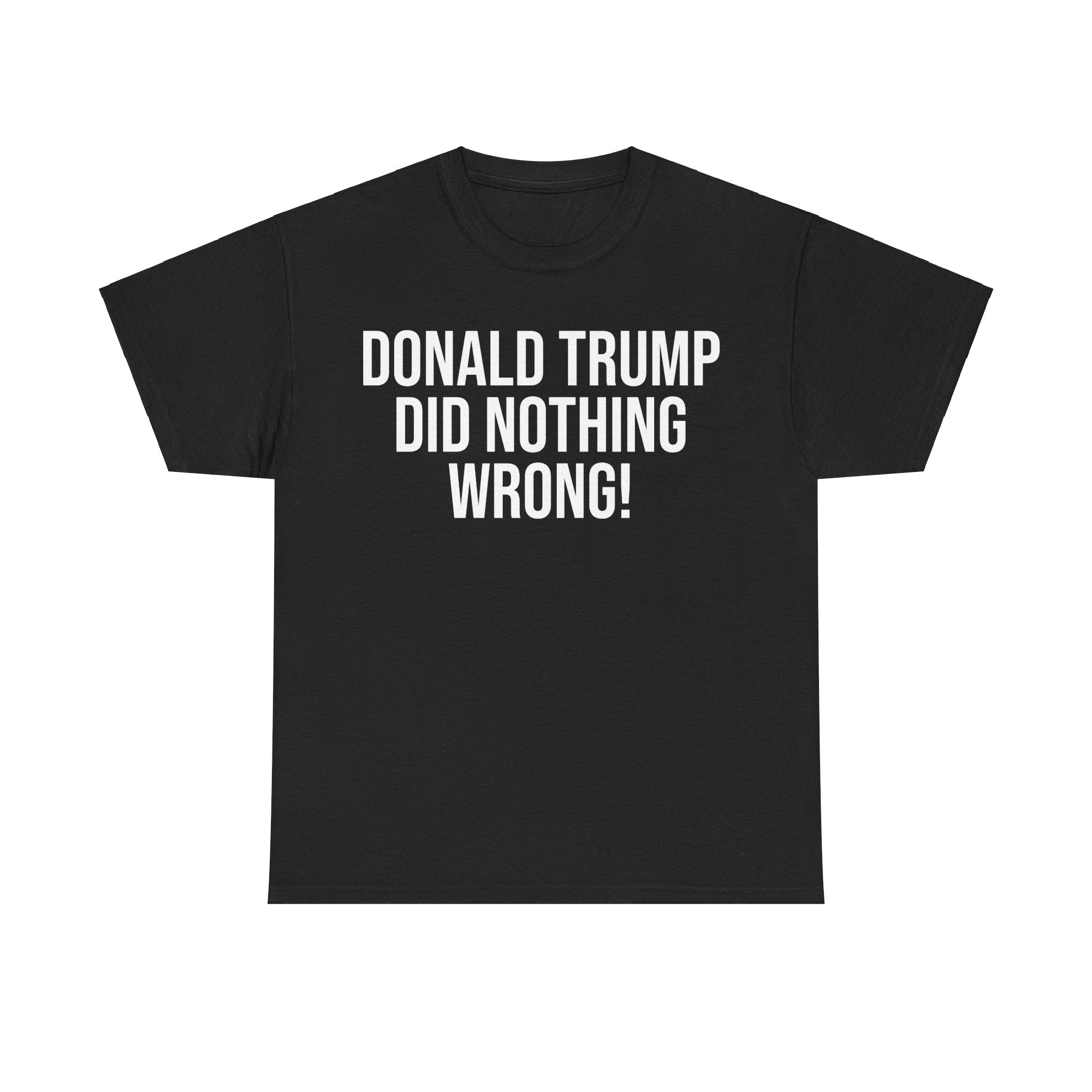 Donald Trump Did Nothing Wrong T-Shirt - Patriots Prestige