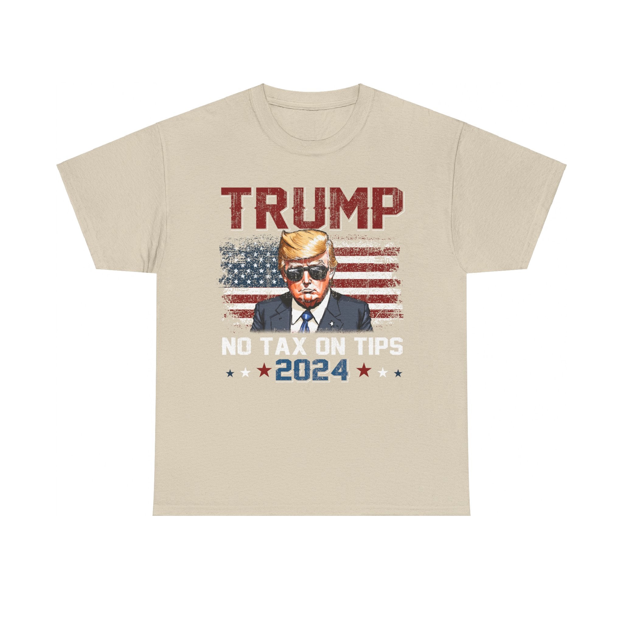 Trump No Tax On Tips 2024 T-Shirt - Patriots Prestige