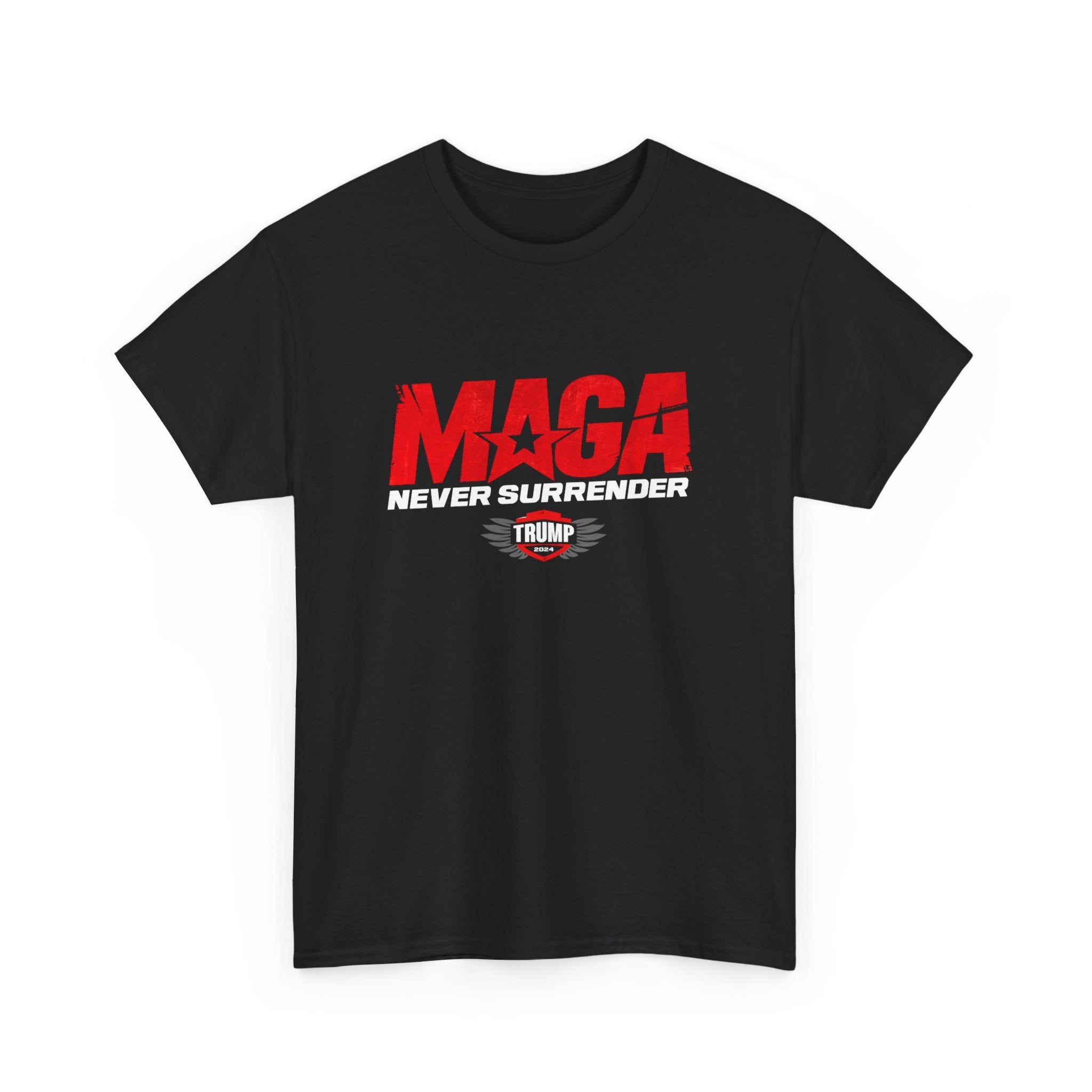 MAGA Never Surrender T-Shirt - Patriots Prestige