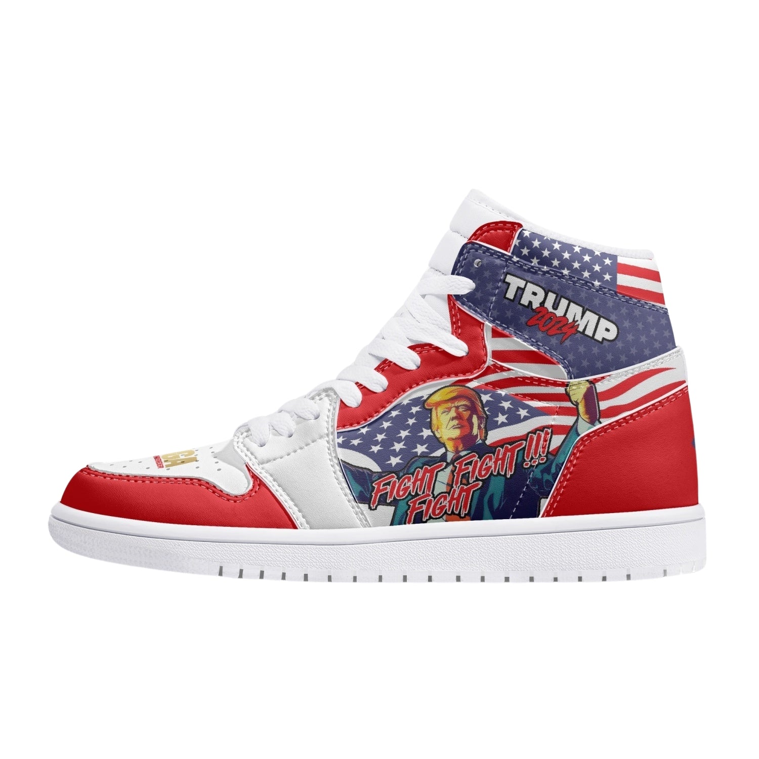 Fight Fight Fight High-Top Sneakers - Patriots Prestige