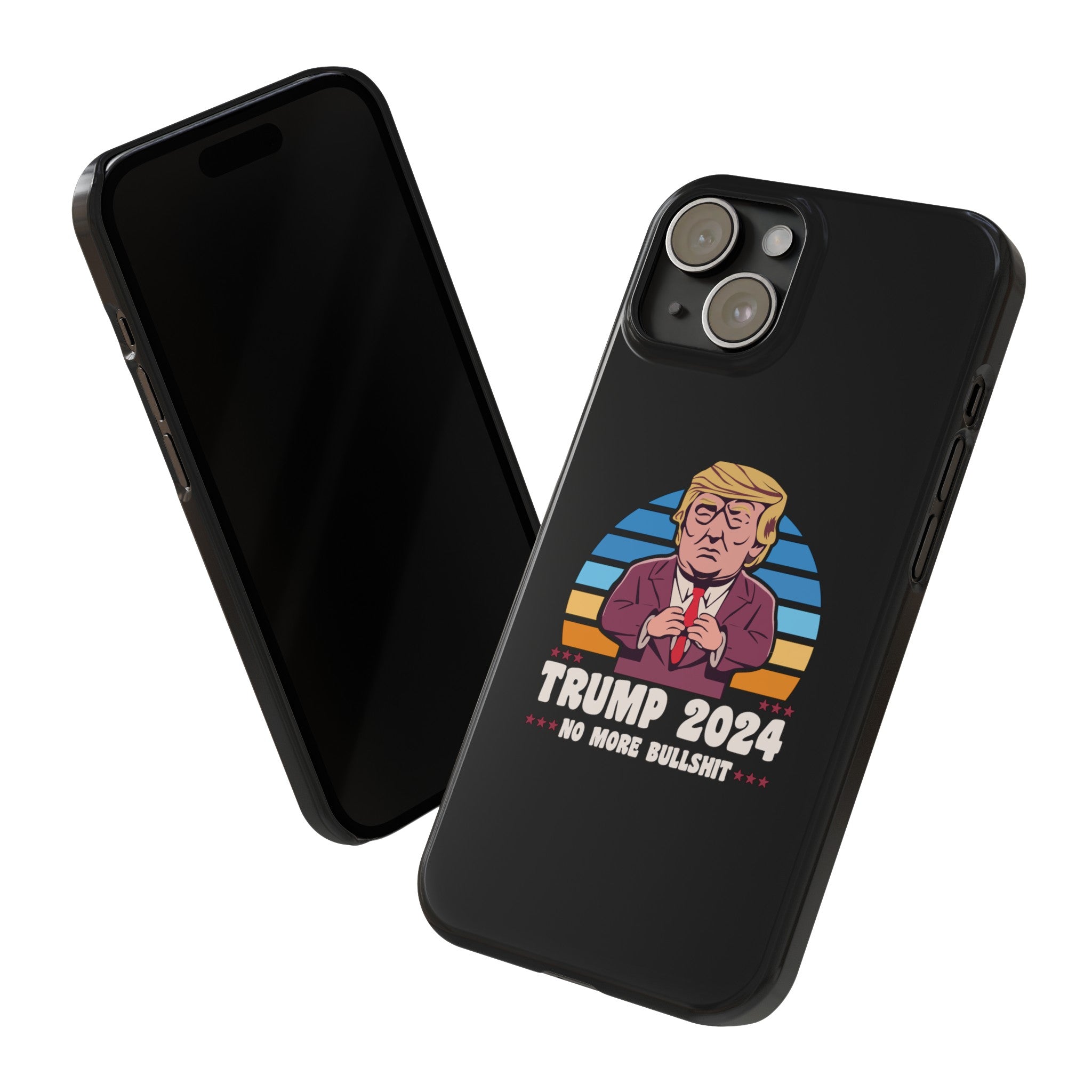 Trump 2024 No More Bullshit iPhone Case - Patriots Prestige