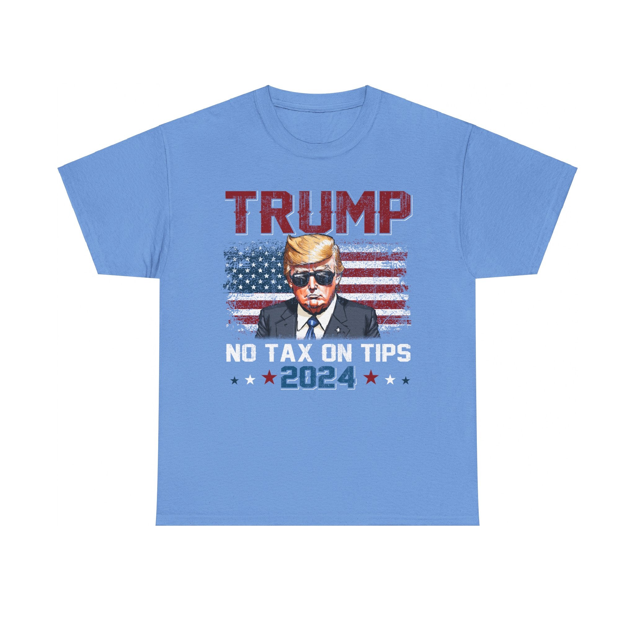 Trump No Tax On Tips 2024 T-Shirt - Patriots Prestige