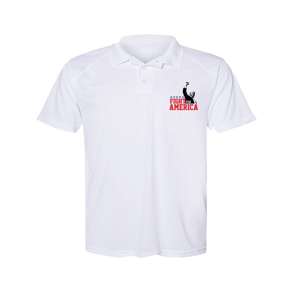 Fight For America Polo Shirt - Patriots Prestige