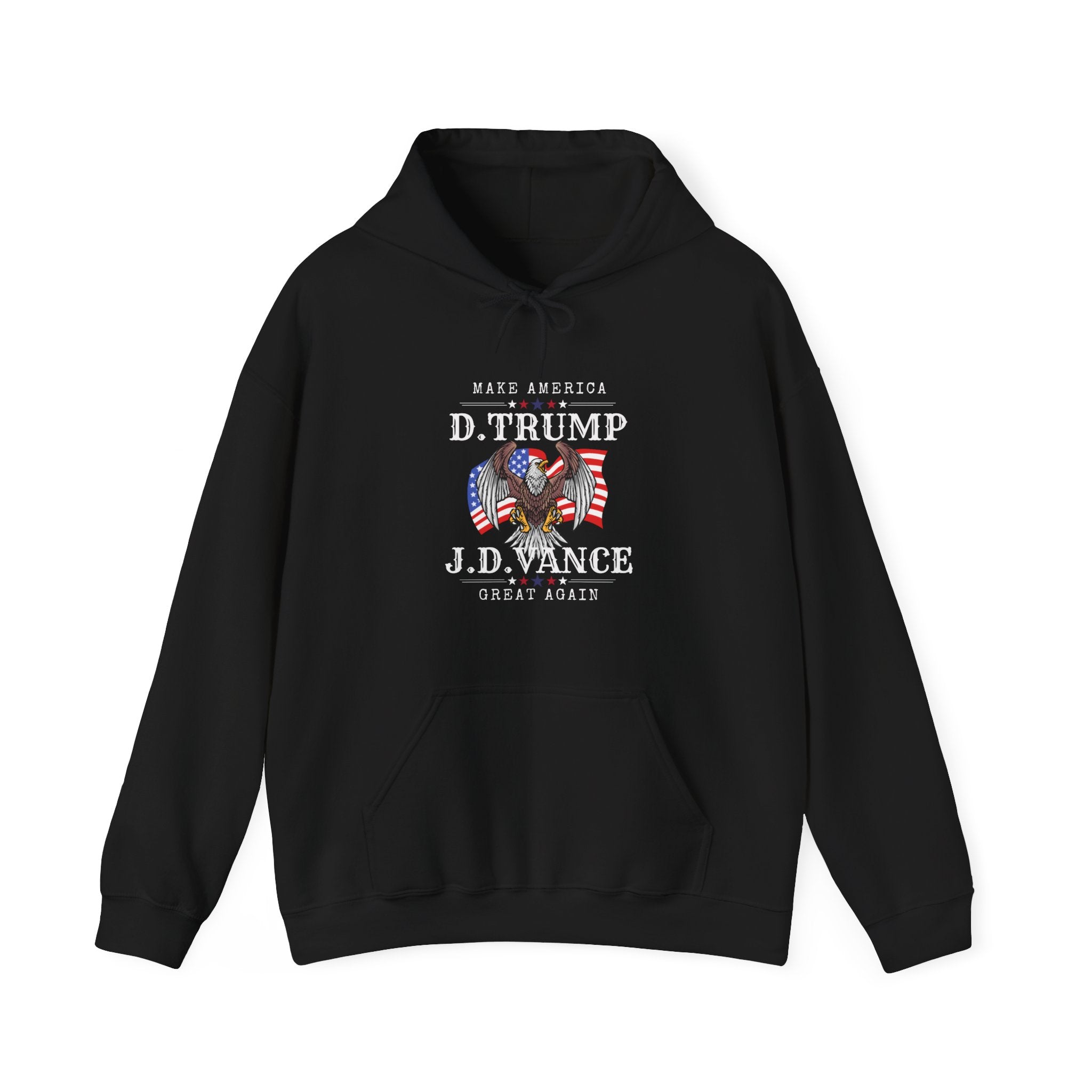 Make America D. Trump J.D. Vance Great Again Hoodie - Patriots Prestige