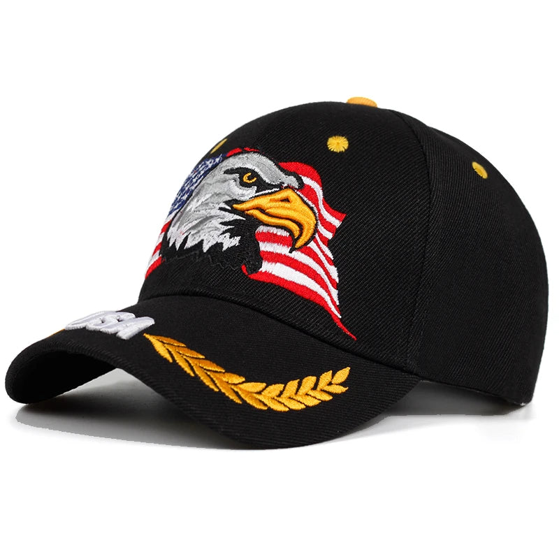 USA Eagle Embroidery Hat - Patriots Prestige