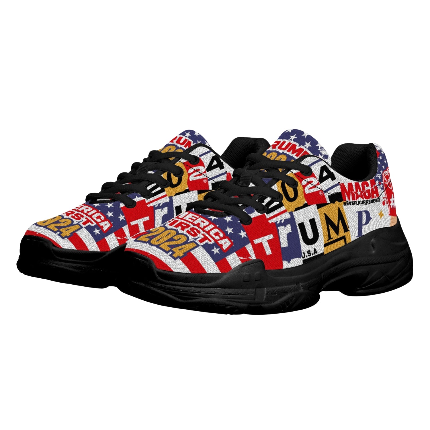 MAGA Trump 2024 Sneakers - Patriots Prestige