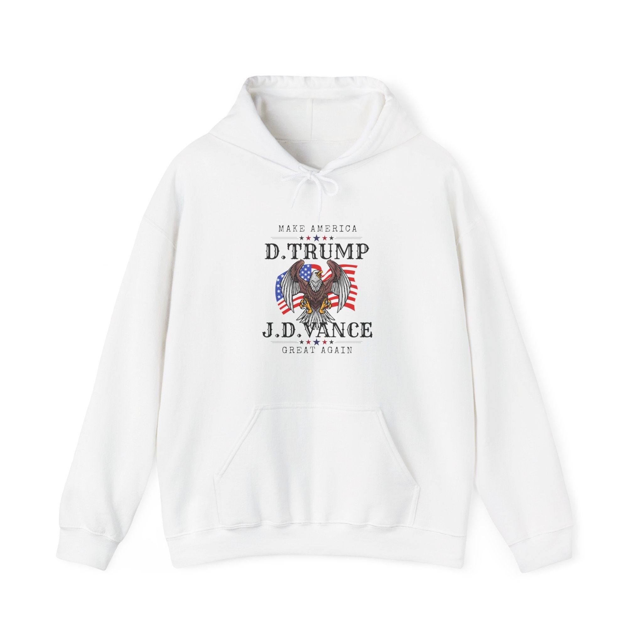 Make America D. Trump J.D. Vance Great Again Hoodie - Patriots Prestige