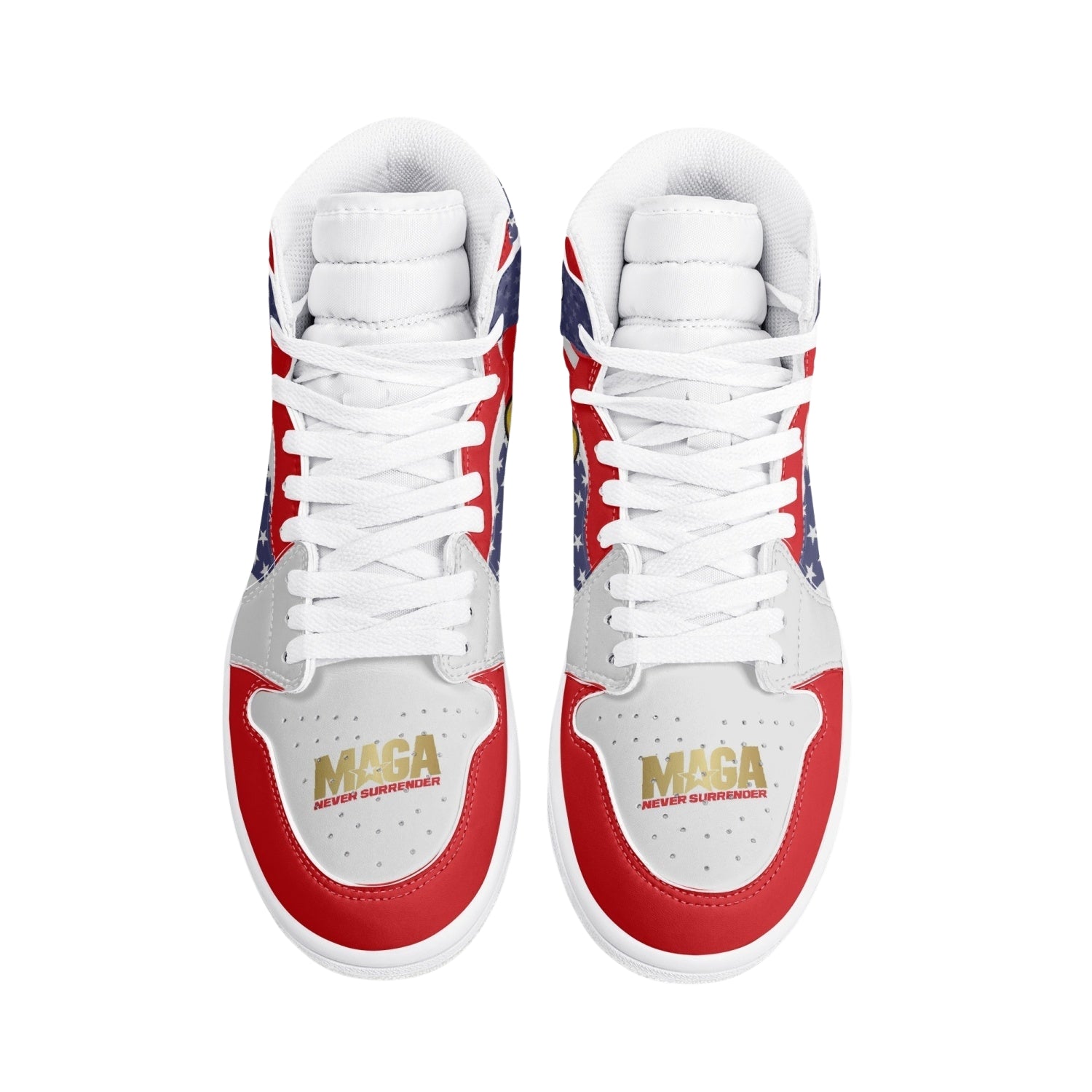 Fight Fight Fight High-Top Sneakers - Patriots Prestige