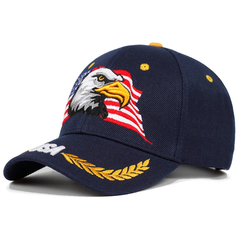 USA Eagle Embroidery Hat - Patriots Prestige