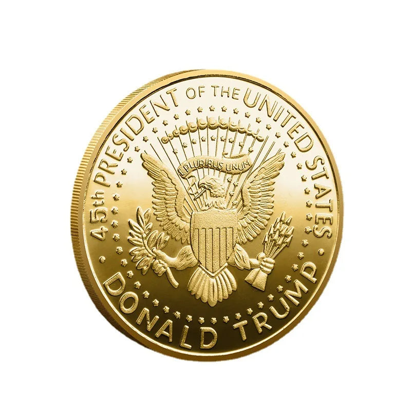 Trump 2024 Gold Coin - Patriots Prestige