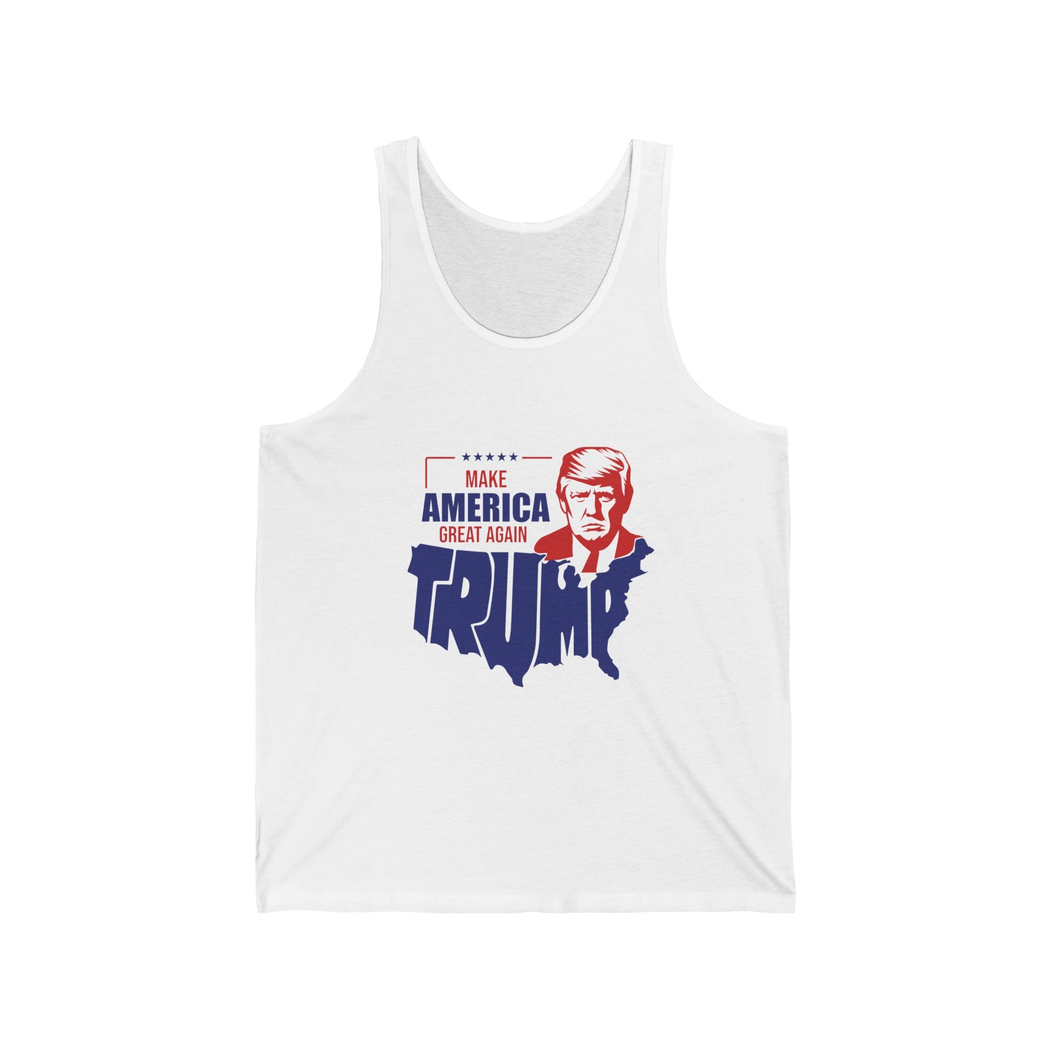 MAGA Trump Map Tank Top - Patriots Prestige