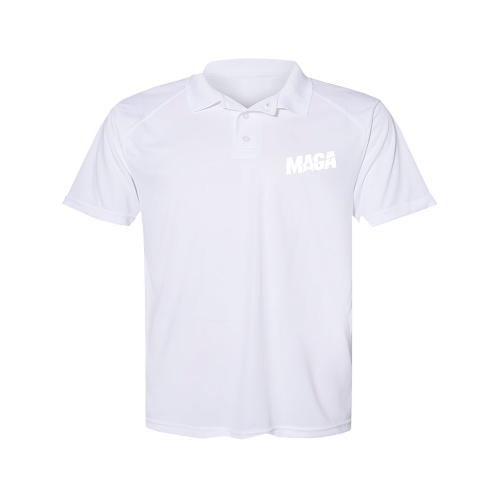 MAGA 45-47 Polo Shirt - Patriots Prestige