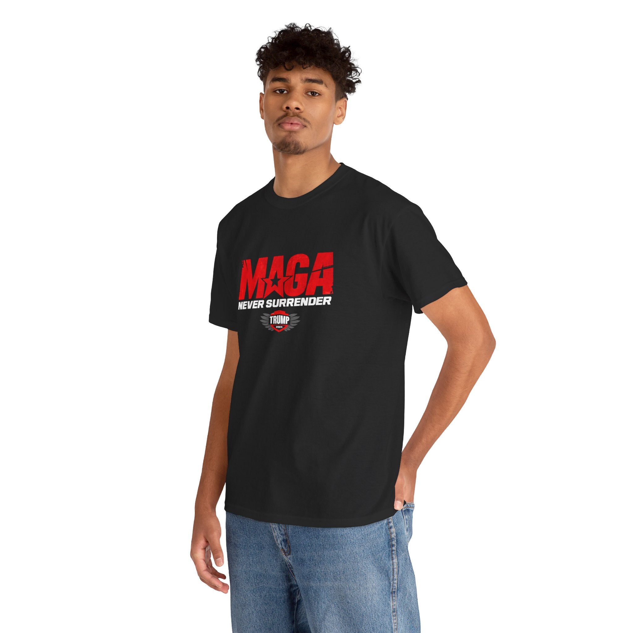 MAGA Never Surrender T-Shirt - Patriots Prestige