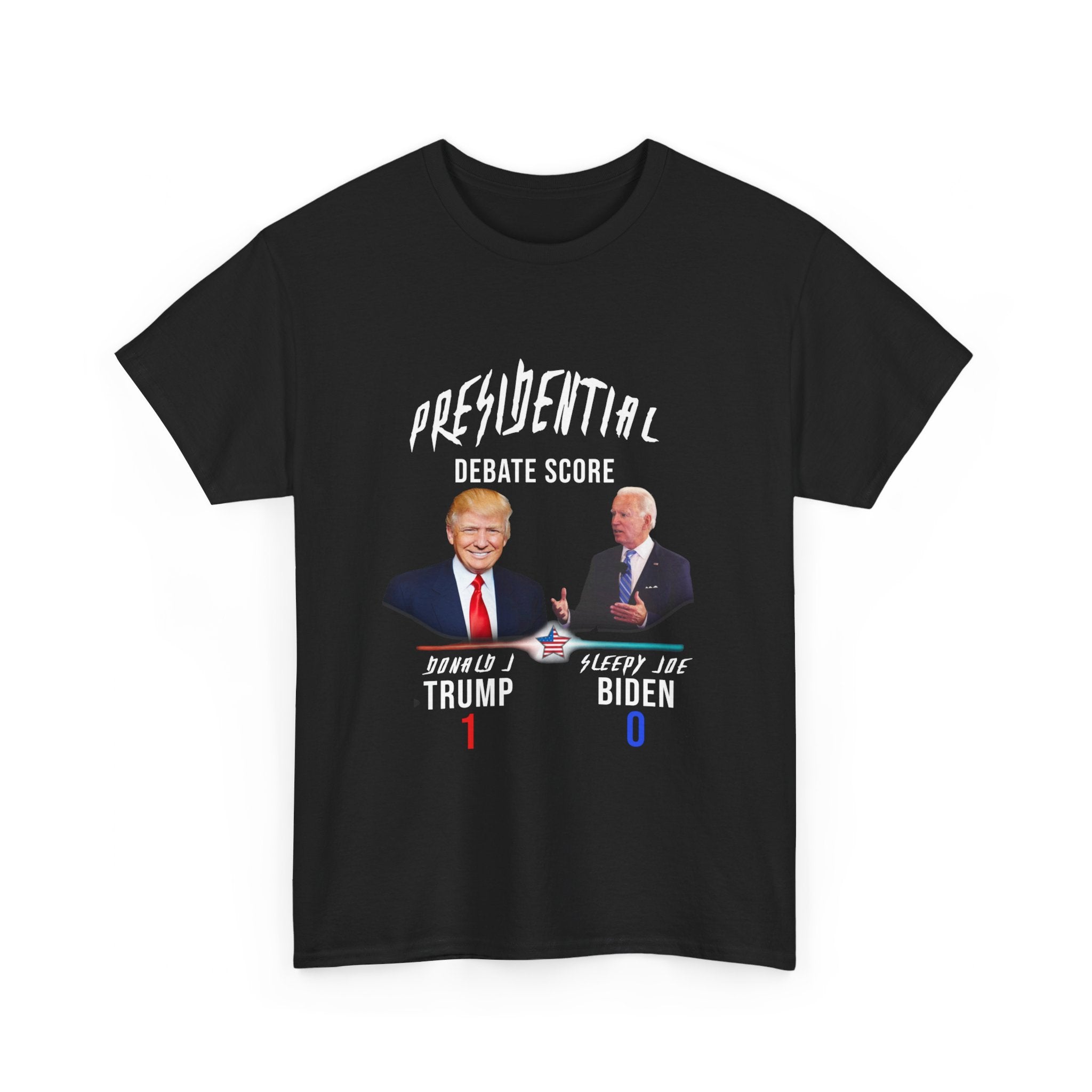 Presidential Debate "Trump 1 Biden 0" T-Shirt - Patriots Prestige