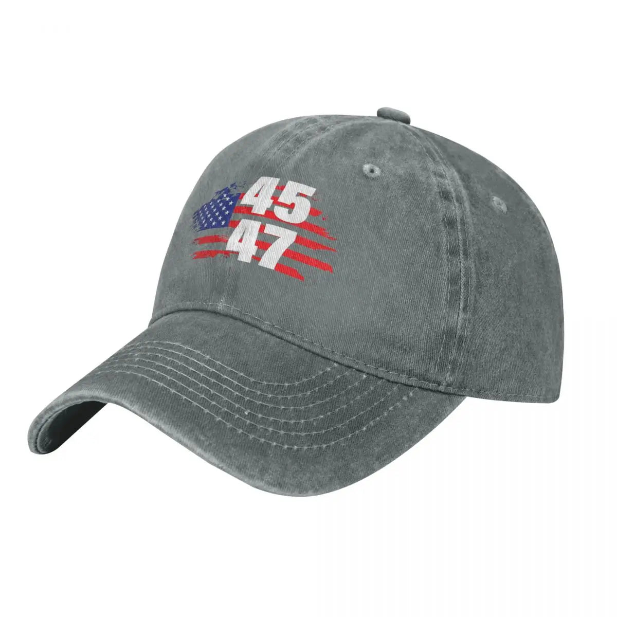 45-47 Trump Denim Hat - Patriots Prestige