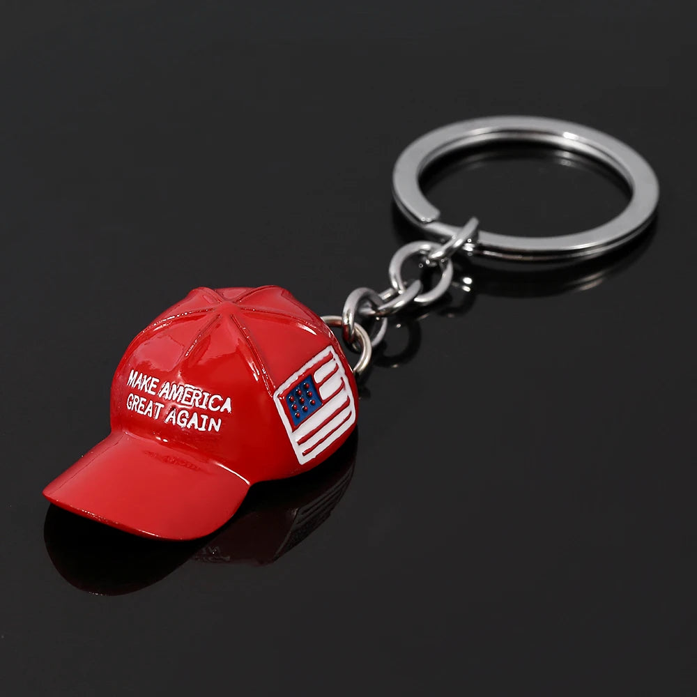 Trump Red Hat "Make America Great Again" Keychain - Patriots Prestige