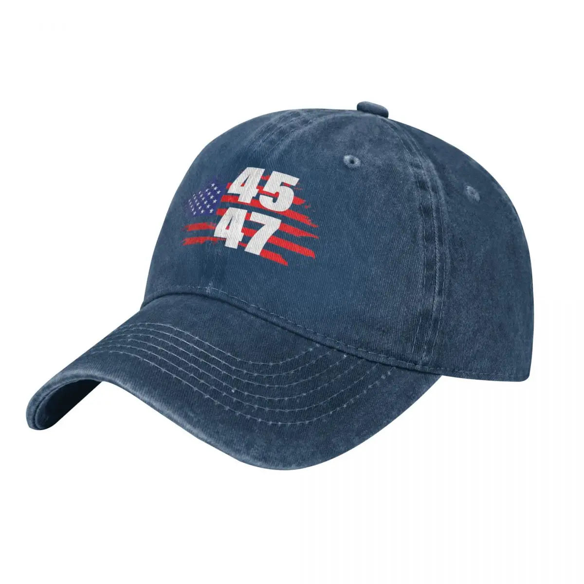 45-47 Trump Denim Hat - Patriots Prestige