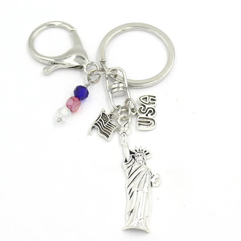 USA Statue of Liberty Keychain - Patriots Prestige