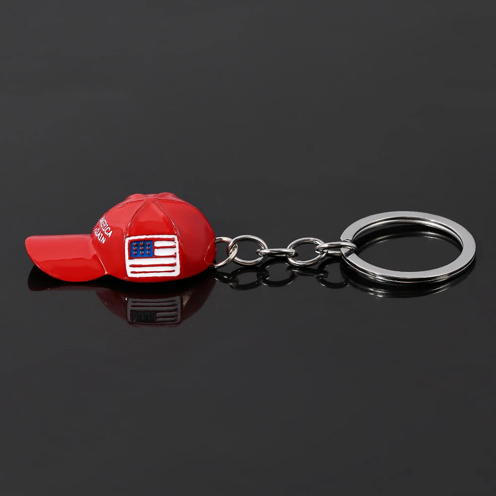 Trump Red Hat "Make America Great Again" Keychain - Patriots Prestige