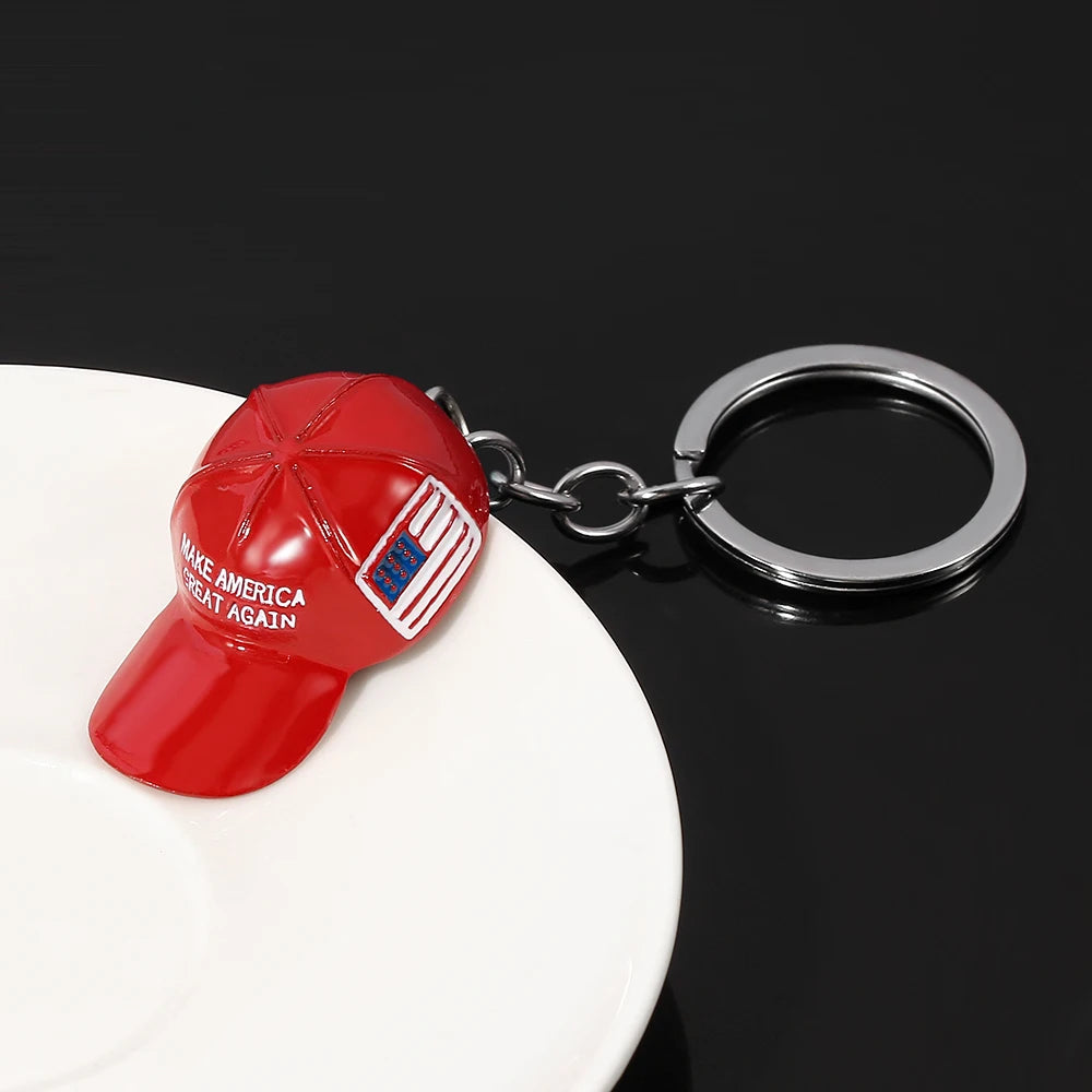 Trump Red Hat "Make America Great Again" Keychain - Patriots Prestige