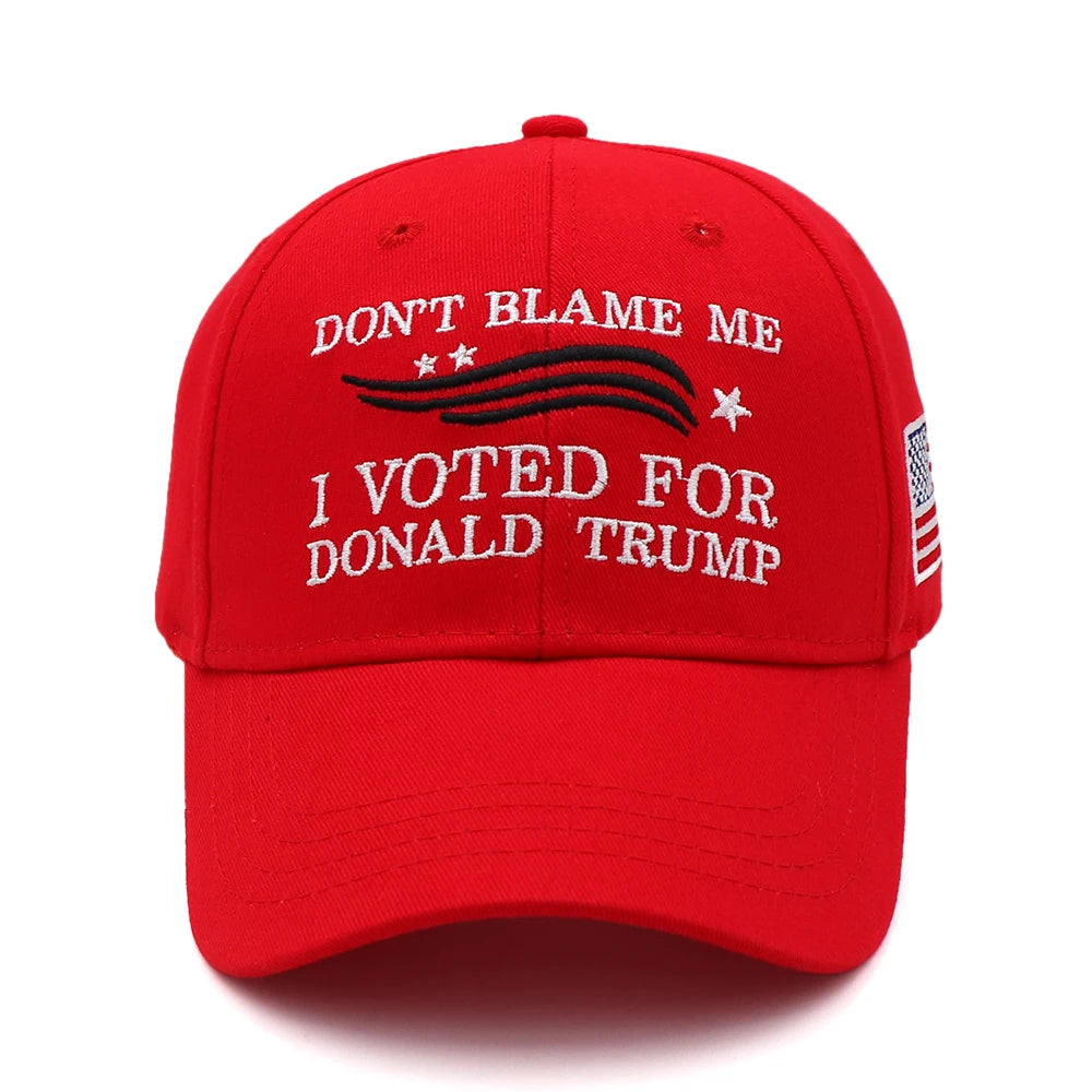 Don't Blame Me I Voted For Donald Trump Hat - Patriots Prestige