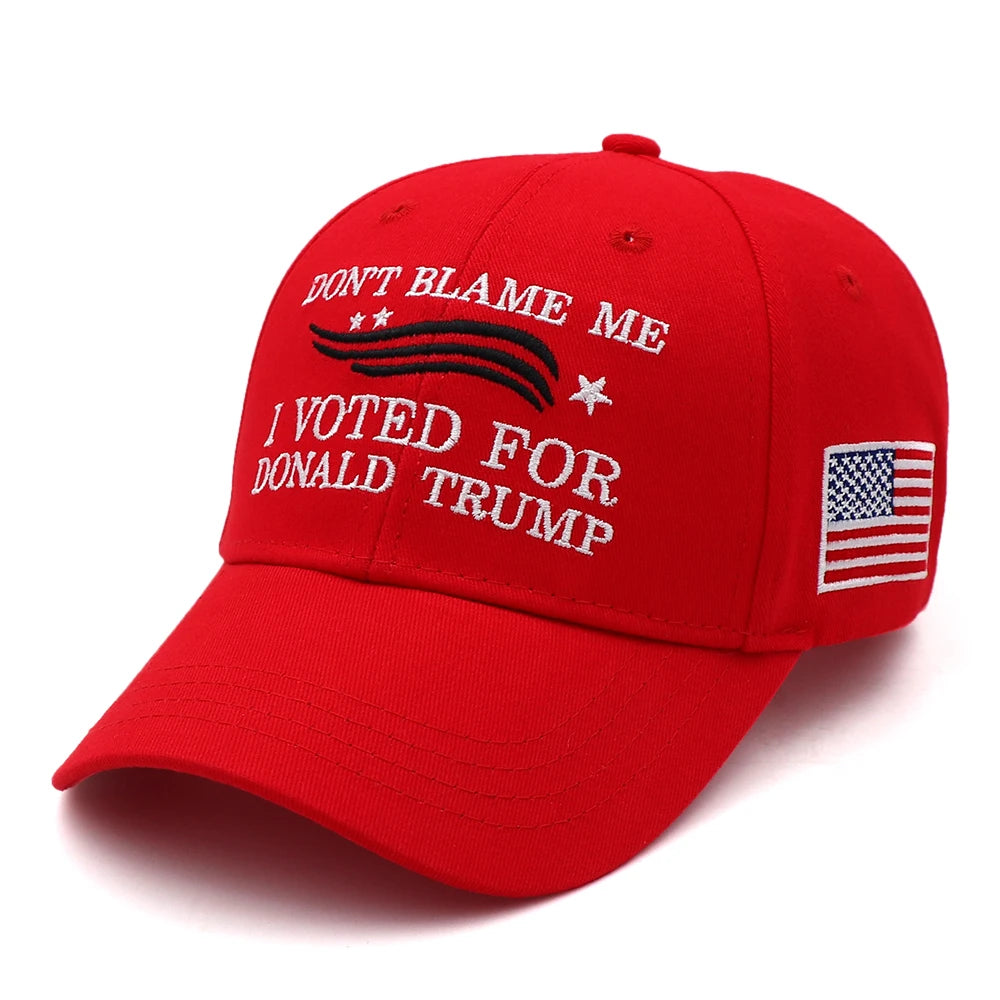 Don't Blame Me I Voted For Donald Trump Hat - Patriots Prestige