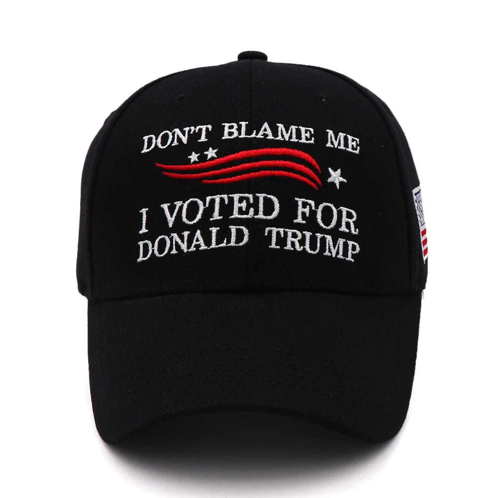 Don't Blame Me I Voted For Donald Trump Hat - Patriots Prestige