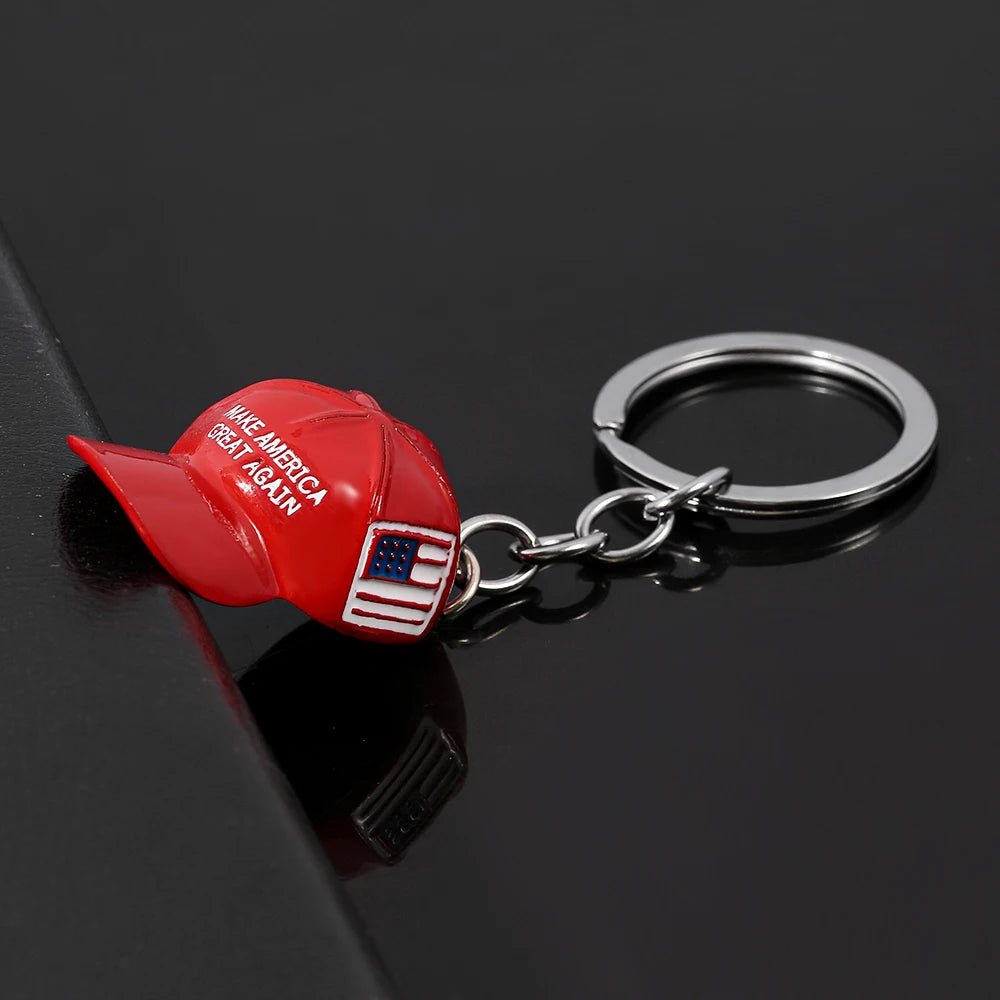 Trump Red Hat "Make America Great Again" Keychain - Patriots Prestige