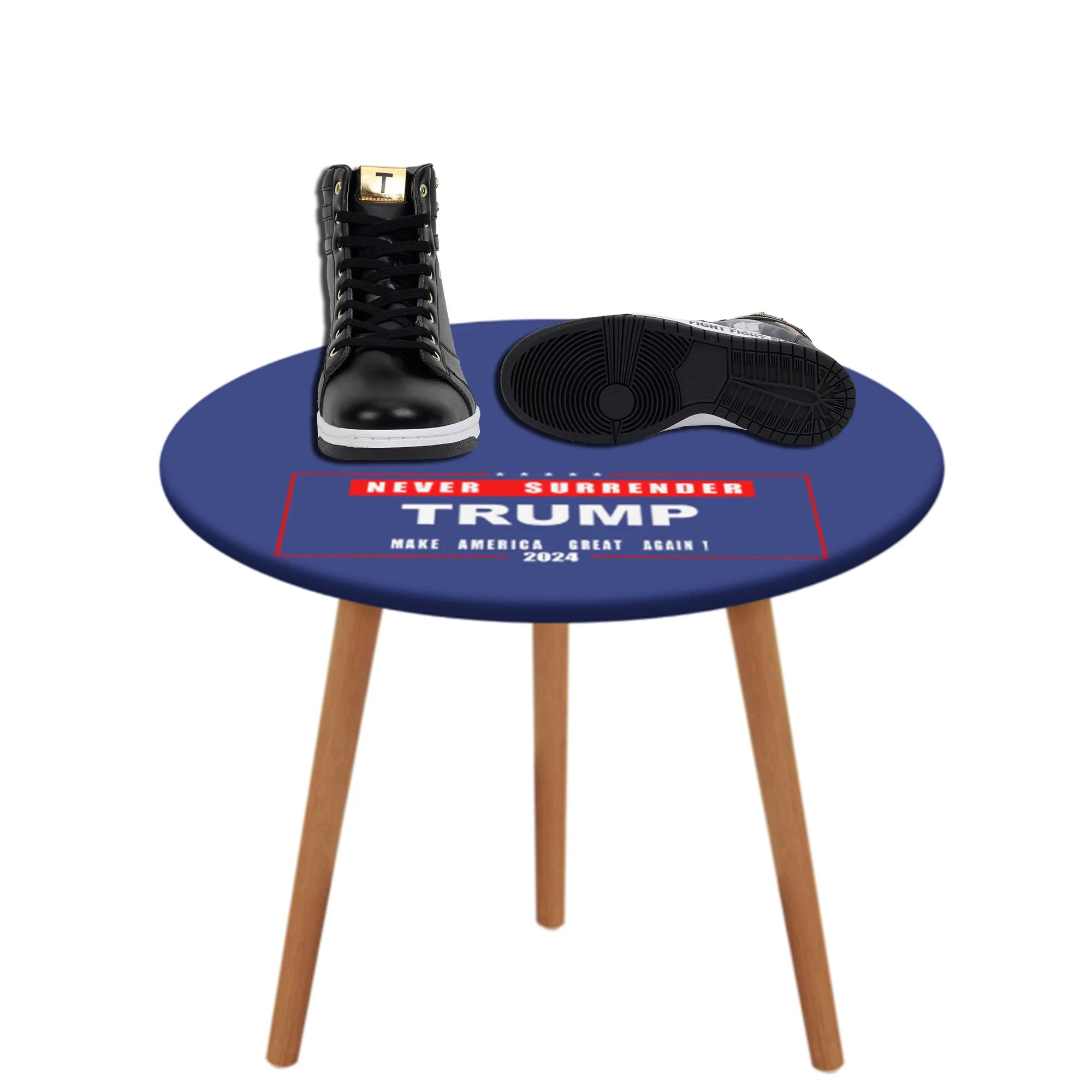 Trump "Fight Fight Fight" Never Surrender Sneakers - Patriots Prestige