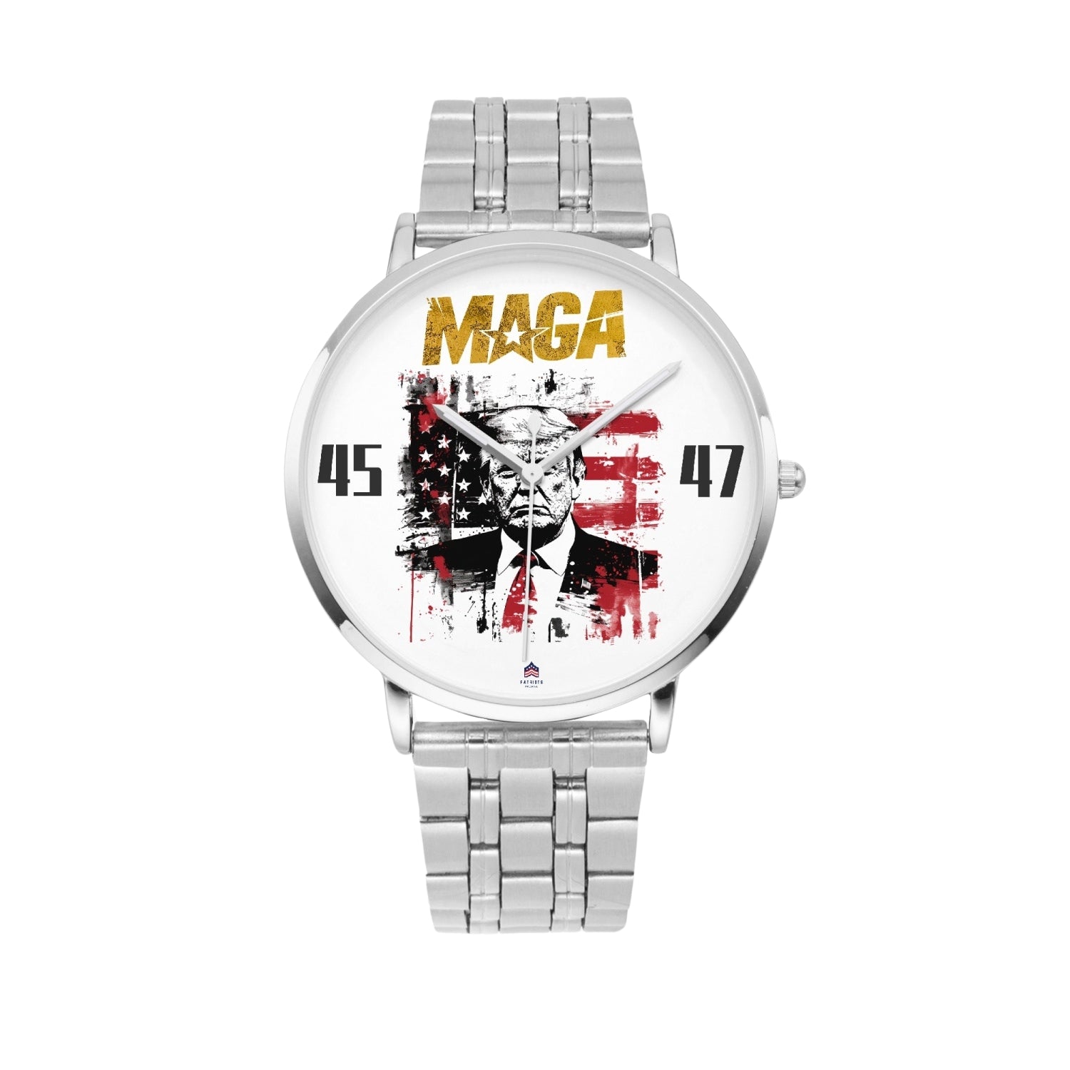 MAGA 45-47 Unisex Steel Quartz Watch - Patriots Prestige