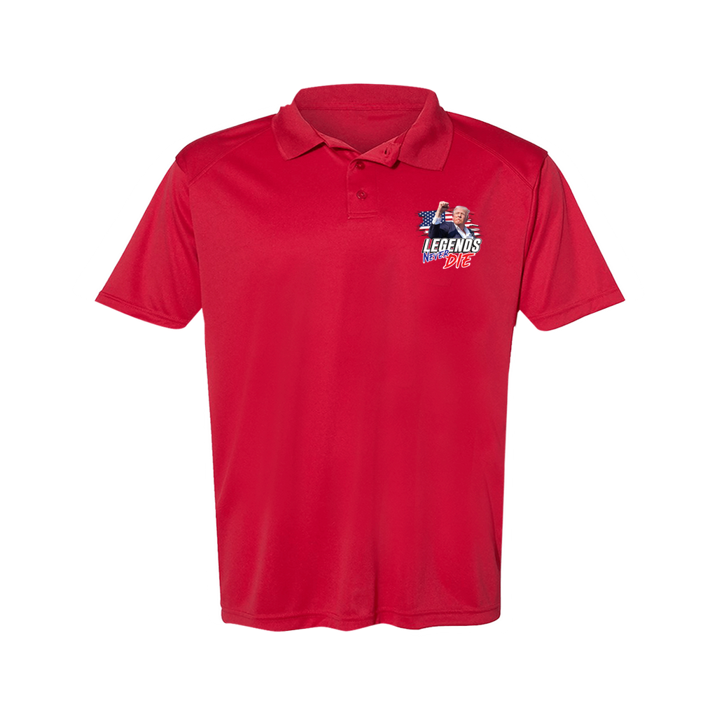 Legends Never Die Polo Shirt - Patriots Prestige