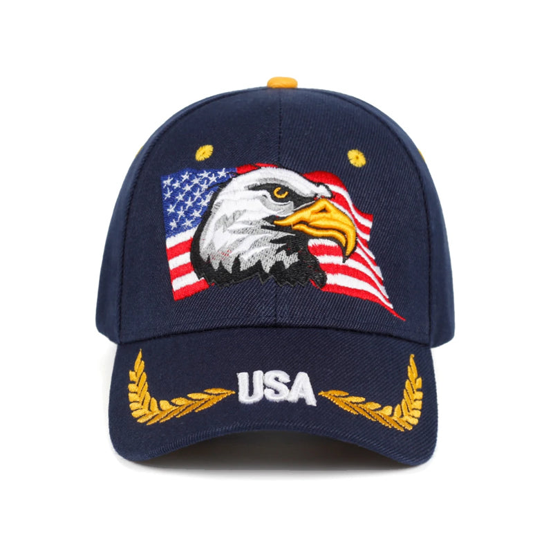 USA Eagle Embroidery Hat - Patriots Prestige