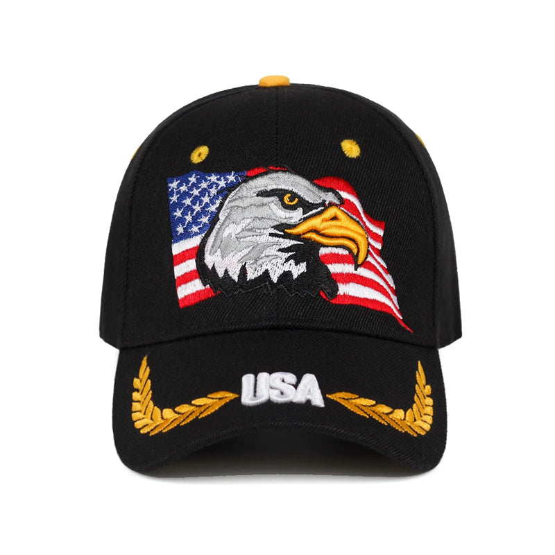 USA Eagle Embroidery Hat - Patriots Prestige